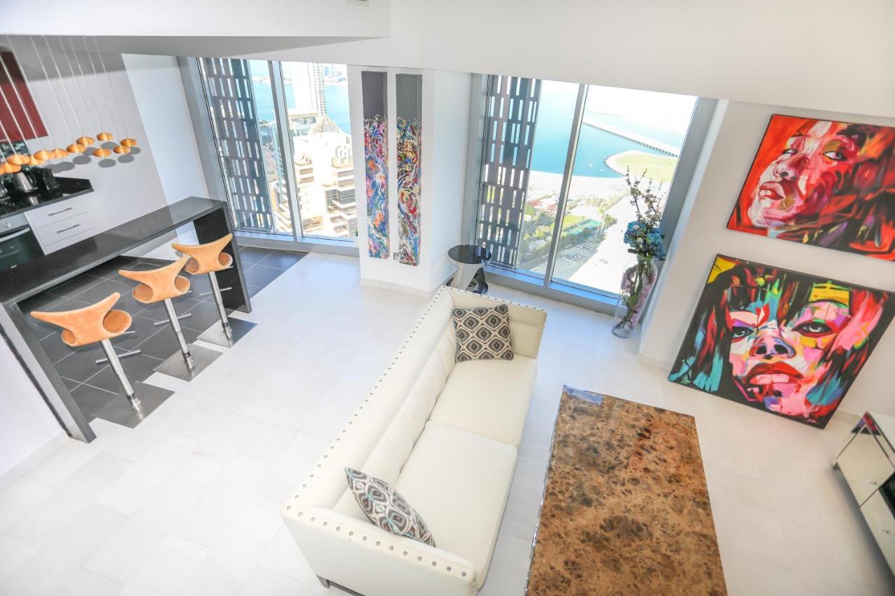 Apartament Penthouse In Dubai Marina , Cayan Tower , Sea View Zewnętrze zdjęcie